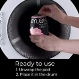 Dylon Washing Machine Fabric Dye Pods: Restore & Revive Clothes - Peony Pink
