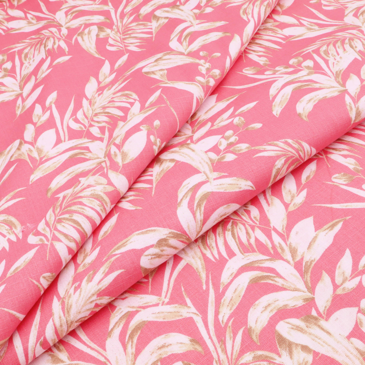 Leaves on Pink