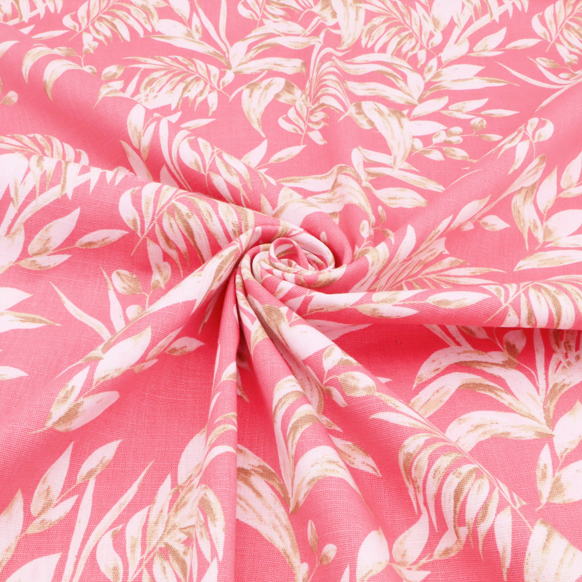 Leaves on Pink