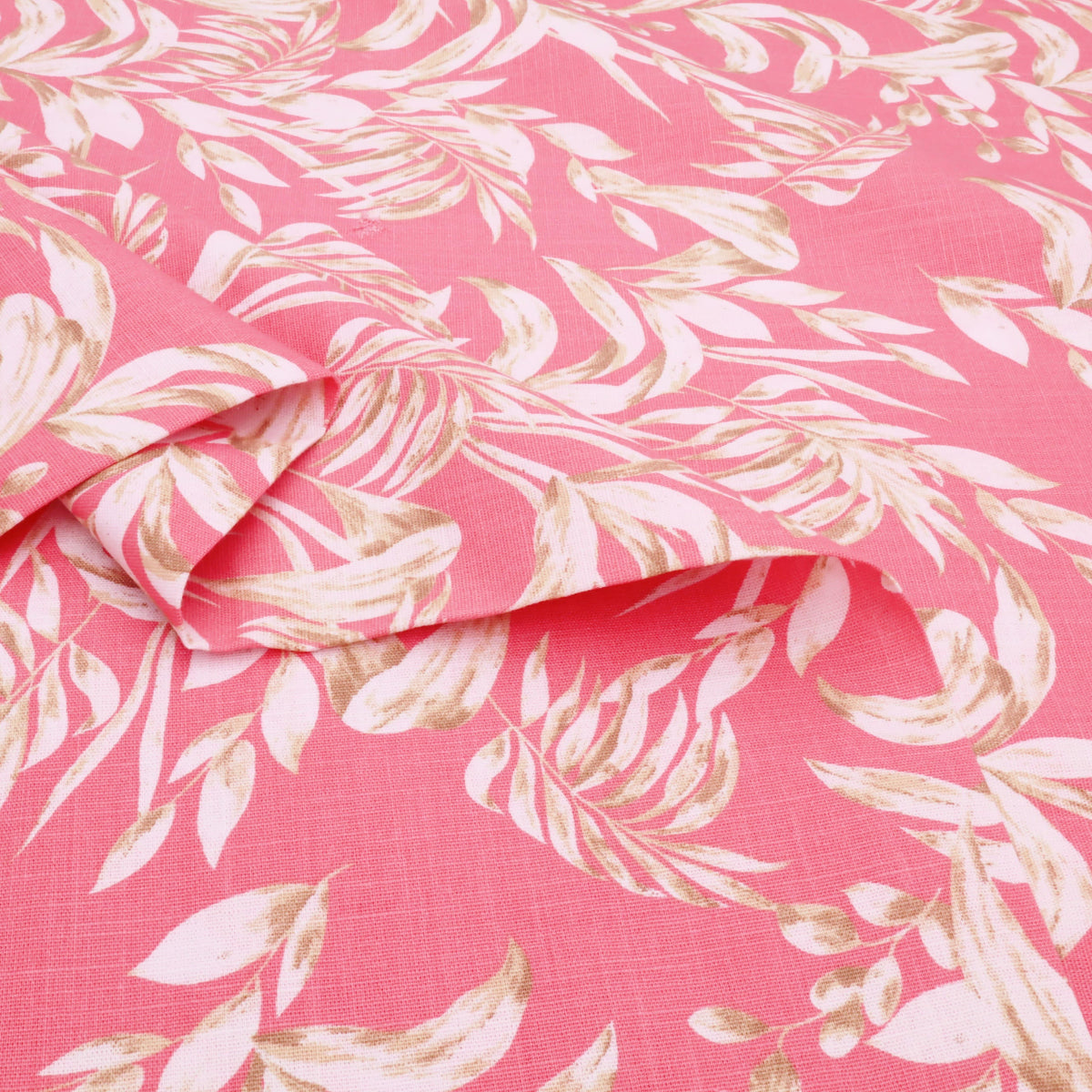 Leaves on Pink