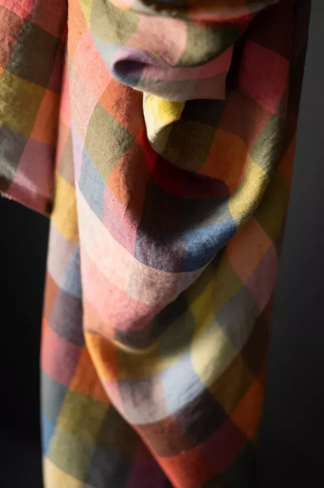 European Laundered Linen Check by Merchant & Mills - Festival