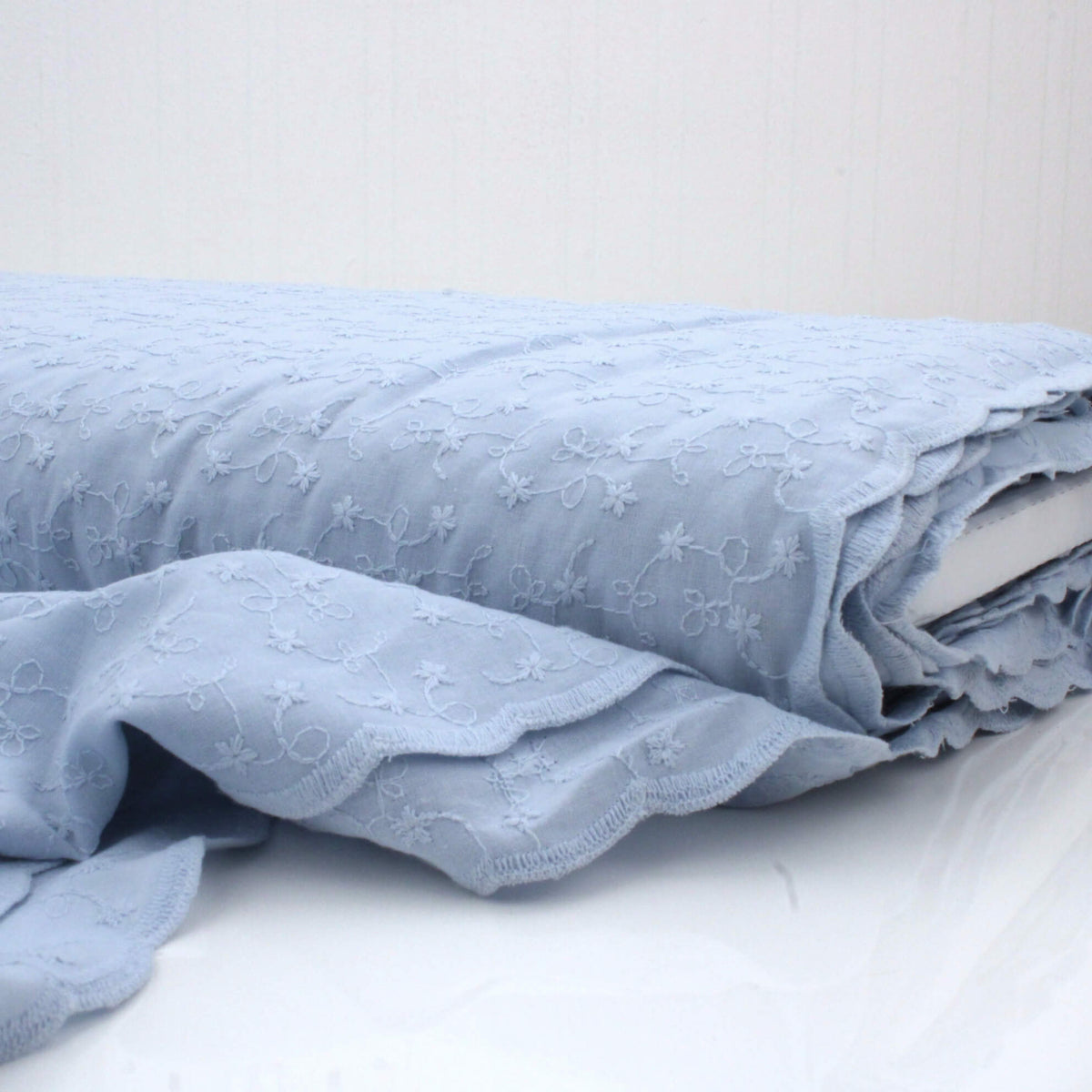  Scalloped Edge Blue