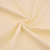 Extra Wide 108” Curtain Lining Cotton Blend Plain Weave Woven Fabric - Cream 120GSM