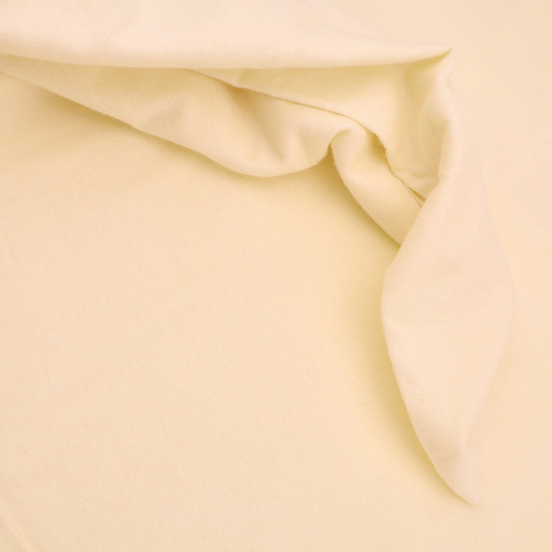 Extra Wide 108” Curtain Lining Cotton Blend Plain Weave Woven Fabric - Cream 120GSM