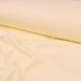 Extra Wide 108” Curtain Lining Cotton Blend Plain Weave Woven Fabric - Cream 120GSM