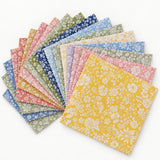 Liberty Emily Belle Lasenby Cotton 5'' Charm Square Quilting Pack - 40 pc 5 inch by 5 inch