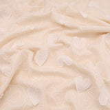 Fine Cotton Voile Embroidery Dressmaking Fabric - Hearts