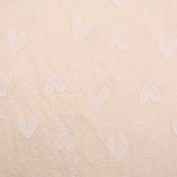 Fine Cotton Voile Embroidery Dressmaking Fabric - Hearts