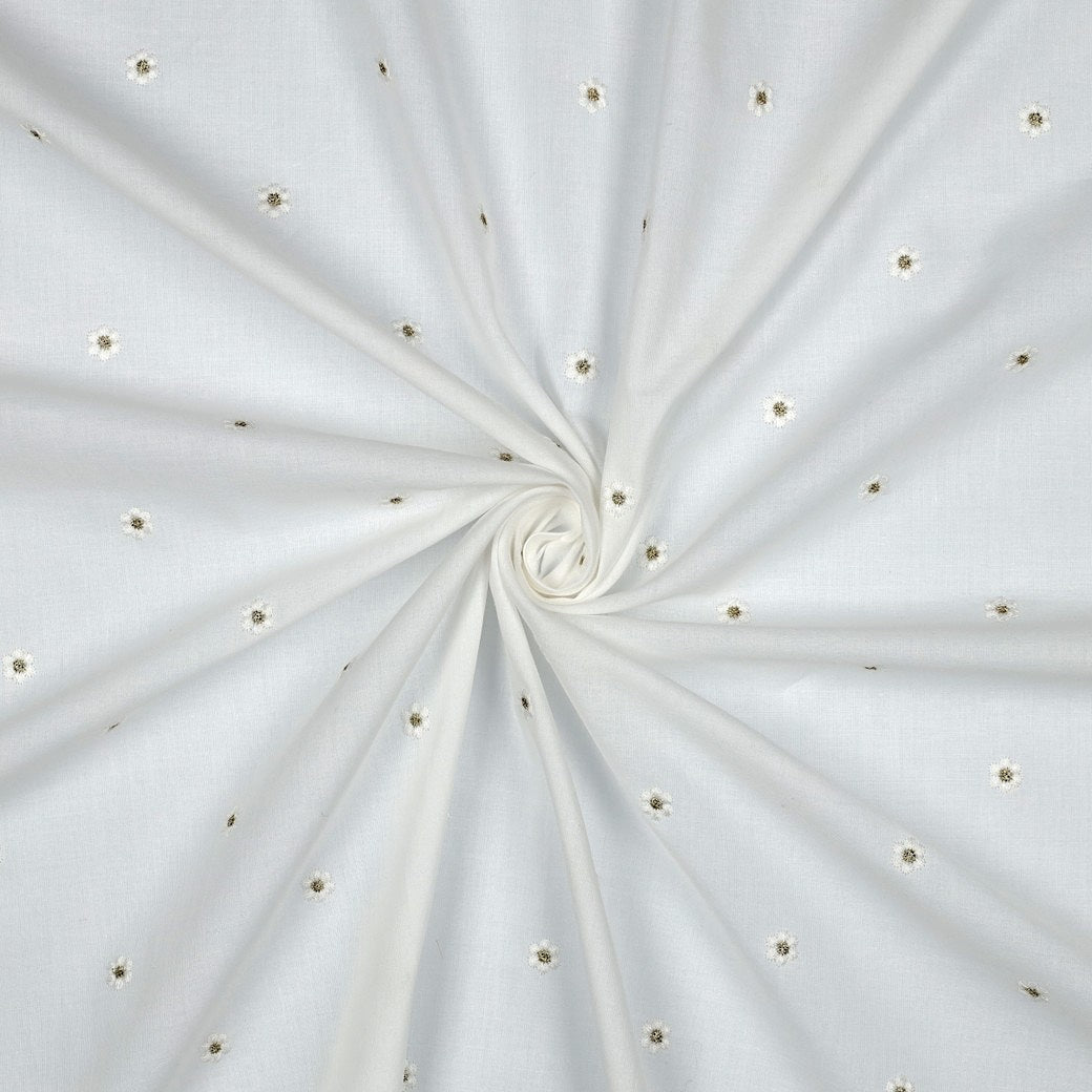 White Lurex Flowers