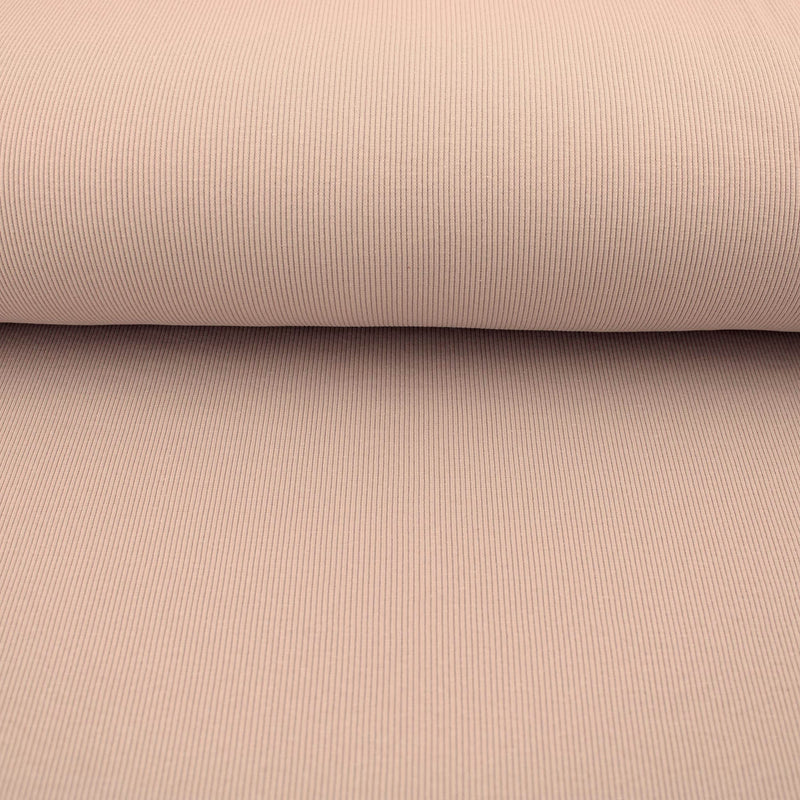 Fine Ribbed Cotton Jersey - Skin