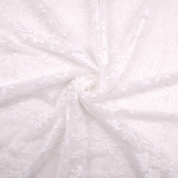 Fiona Flower Floral Stretch Lace Lingerie - White