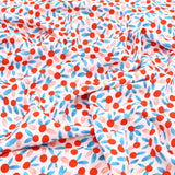 French Printed Viscose Dressmaking Fabric - Chérie Berry