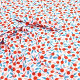 French Printed Viscose Dressmaking Fabric - Chérie Berry