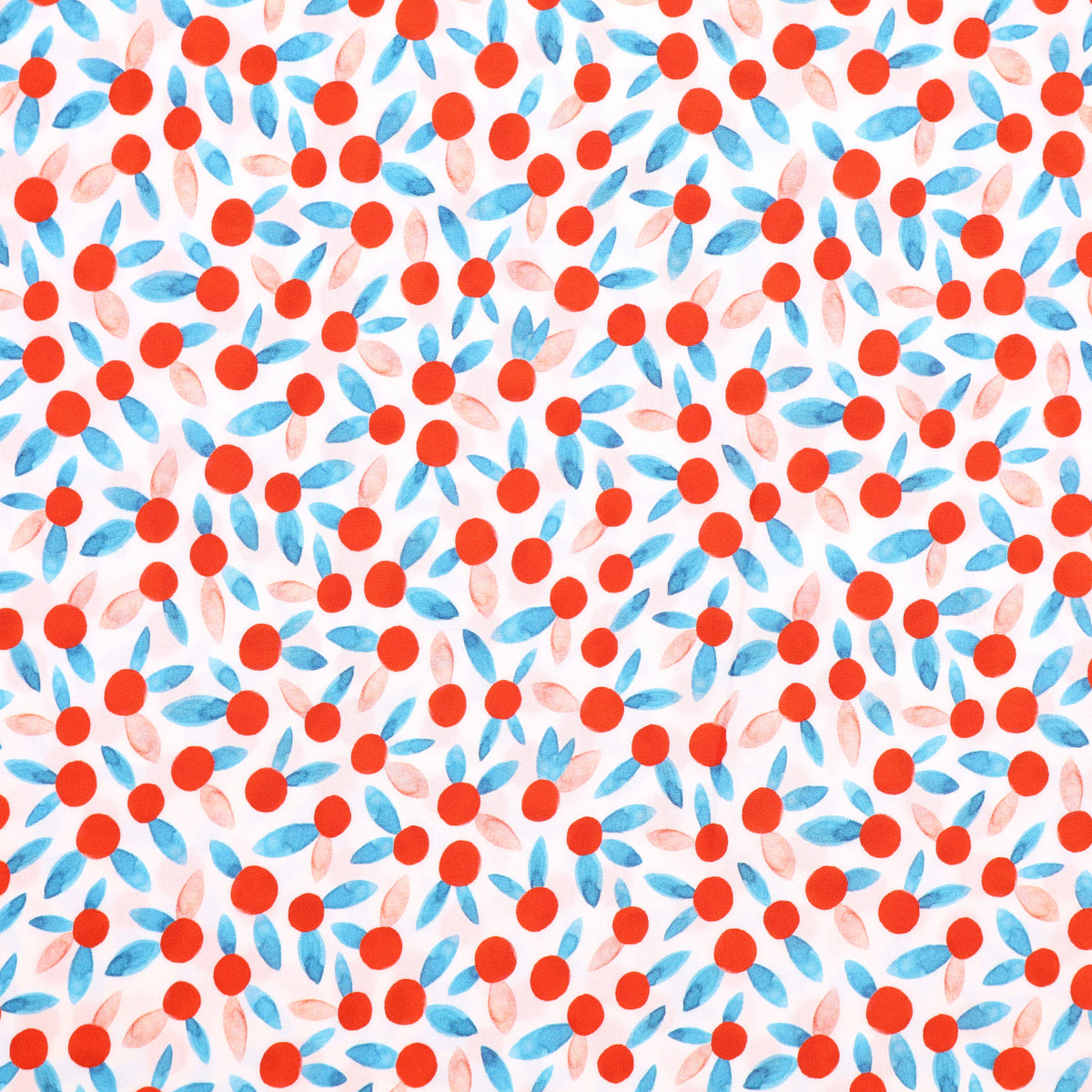 French Printed Viscose Dressmaking Fabric - Chérie Berry