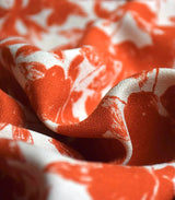 French Printed Viscose Crepe Dressmaking Fabric - Sunset Garden Crepe