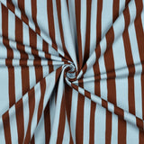 Brown Blue Stripes