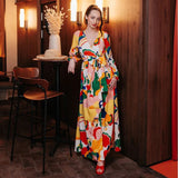 French Printed Viscose Dressmaking Fabric - Viva Flora