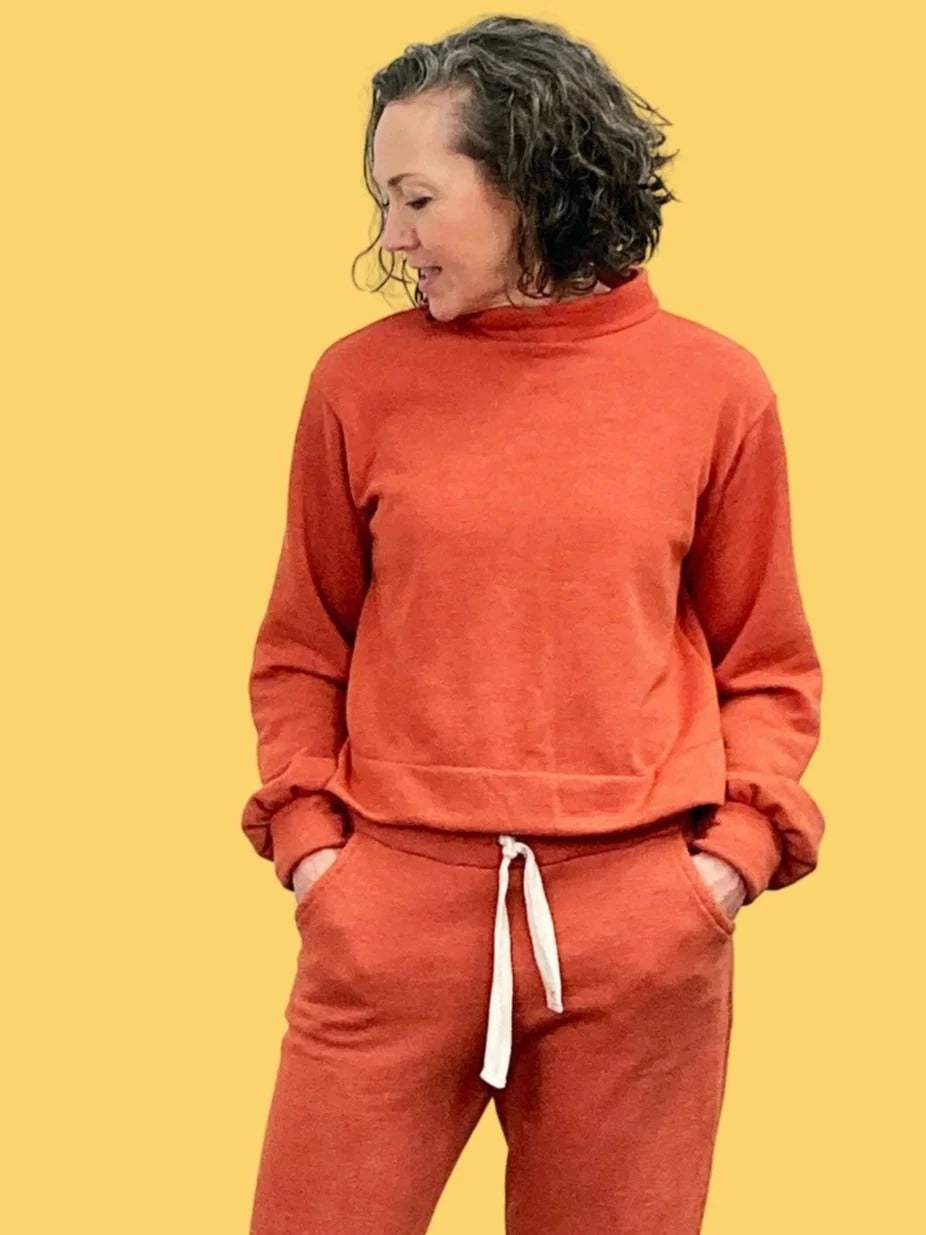 Funnel Neck Jumper Sewing Pattern - By My Handmade Wardrobe