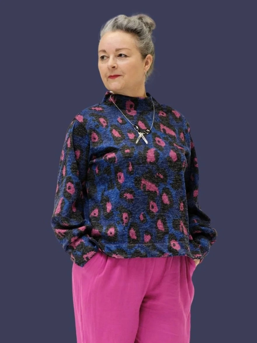 Funnel Neck Jumper Sewing Pattern - By My Handmade Wardrobe