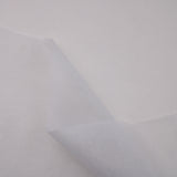Fusible Light Iron On Polyester Interfacing Fabric - White