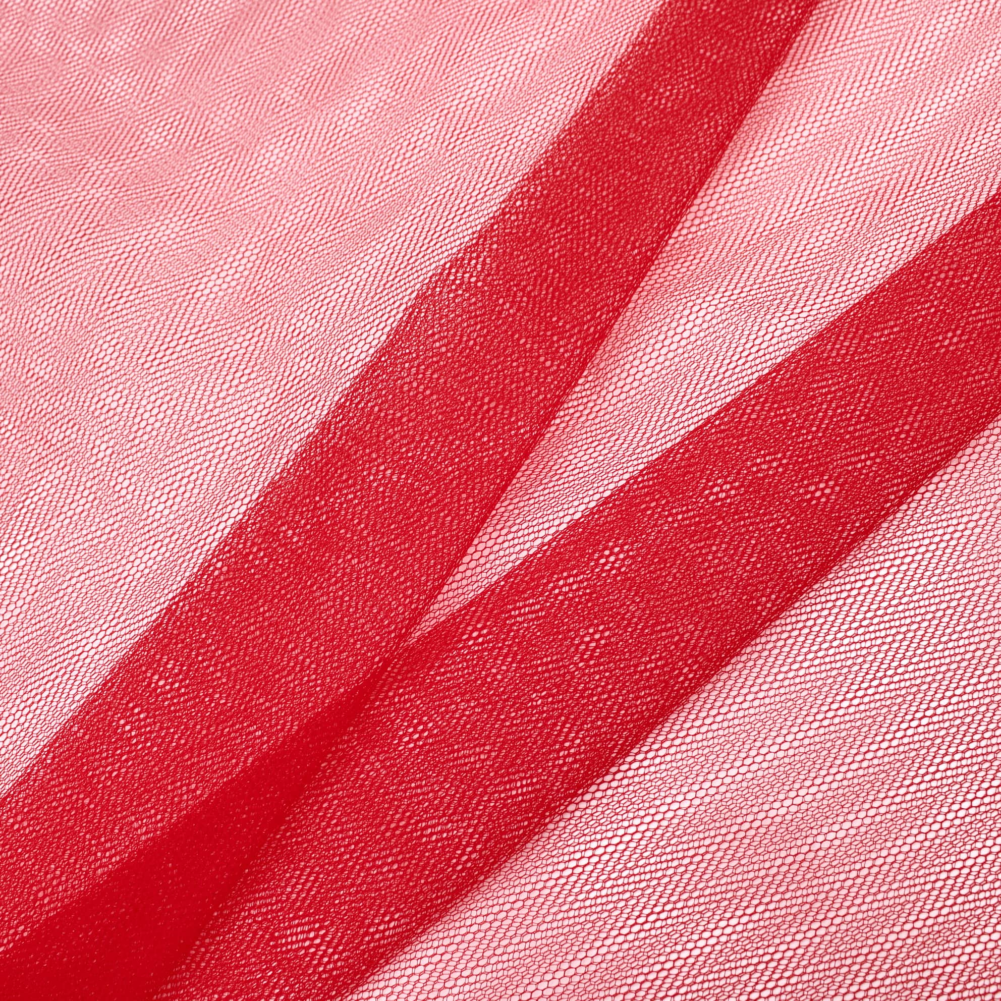 Gemma Mesh Dress Net Tulle Flare Free Fabric - Red – Lullabee Fabrics