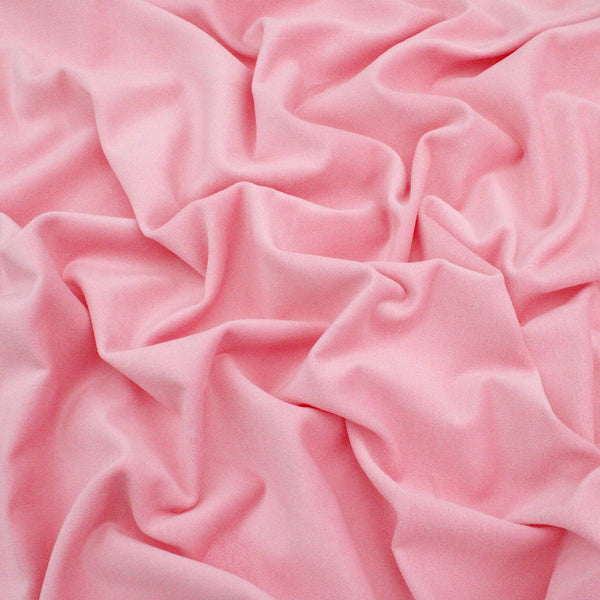 Genoa Pure 100% Cotton Velvet Upholstery Fabric - Baby pink