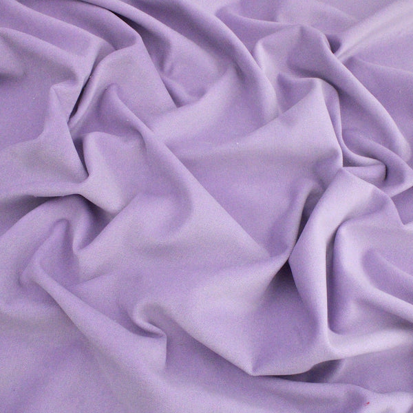 Genoa Pure 100% Cotton Velvet Upholstery Fabric - Lilac