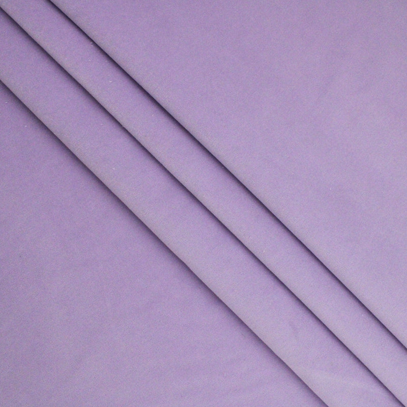 Genoa Pure 100% Cotton Velvet Upholstery Fabric - Lilac