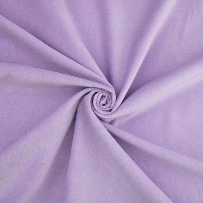 Genoa Pure 100% Cotton Velvet Upholstery Fabric - Lilac