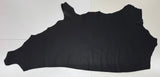 Genuine 100% Real Animal Side Cow Hide Leather for Bag Making Boots Upholstery - Black Matt Semi Grain 1/171