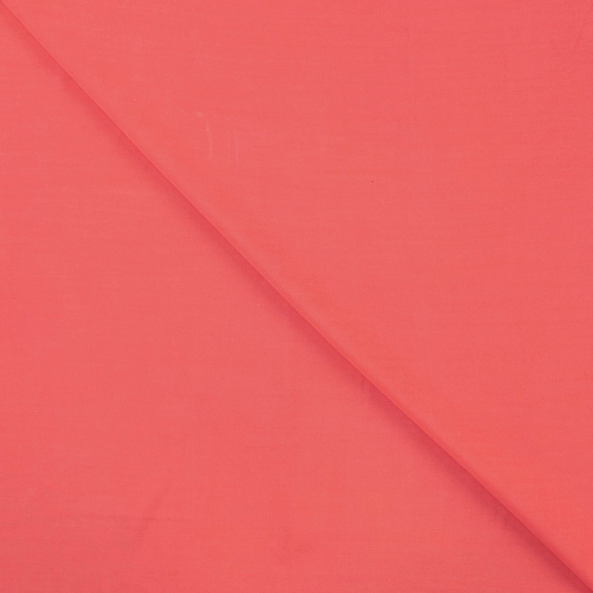 Gia Plain Viscose Lightweight Dressmaking Fabric - Coral