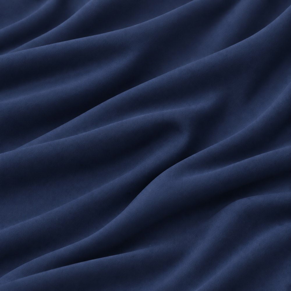 Gia Plain Viscose Lightweight Dressmaking Fabric - Dark Navy