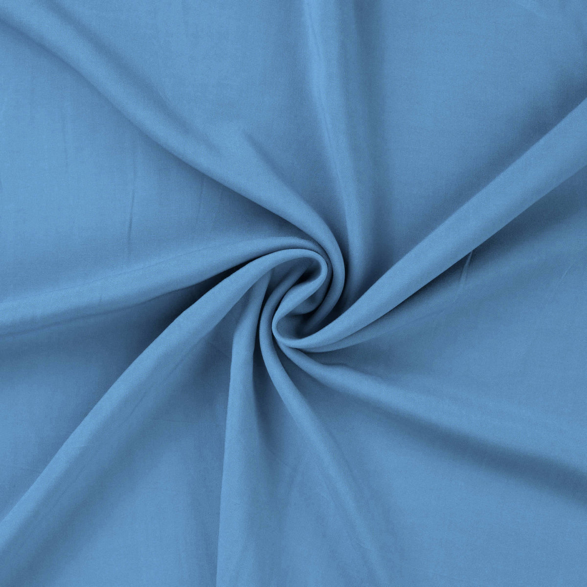 Gia Plain Viscose Lightweight Dressmaking Fabric - Jeans