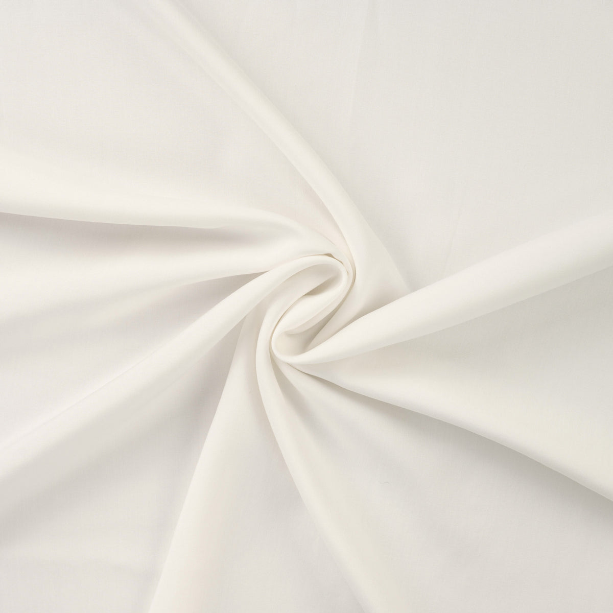 Gia Plain Viscose Lightweight Dressmaking Fabric - Off White