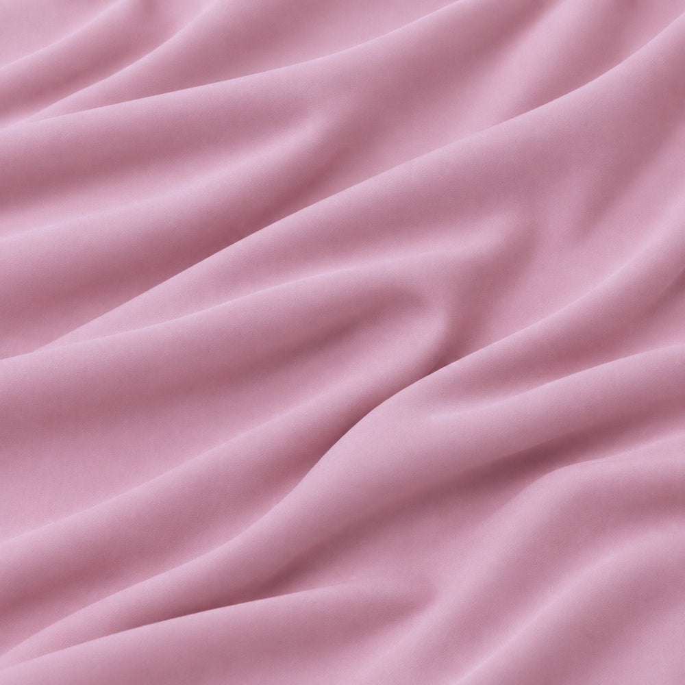 Gia Plain Viscose Lightweight Dressmaking Fabric - Rose