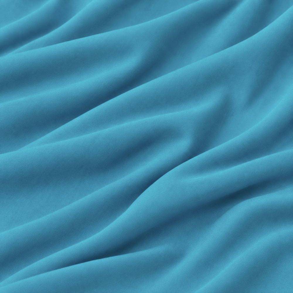 Gia Plain Viscose Lightweight Dressmaking Fabric - Turquoise