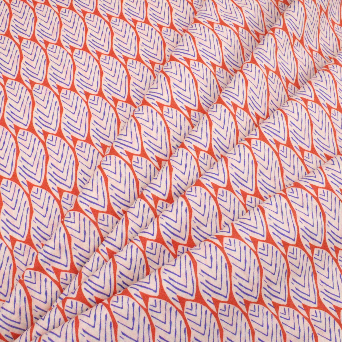Leaves on Orange