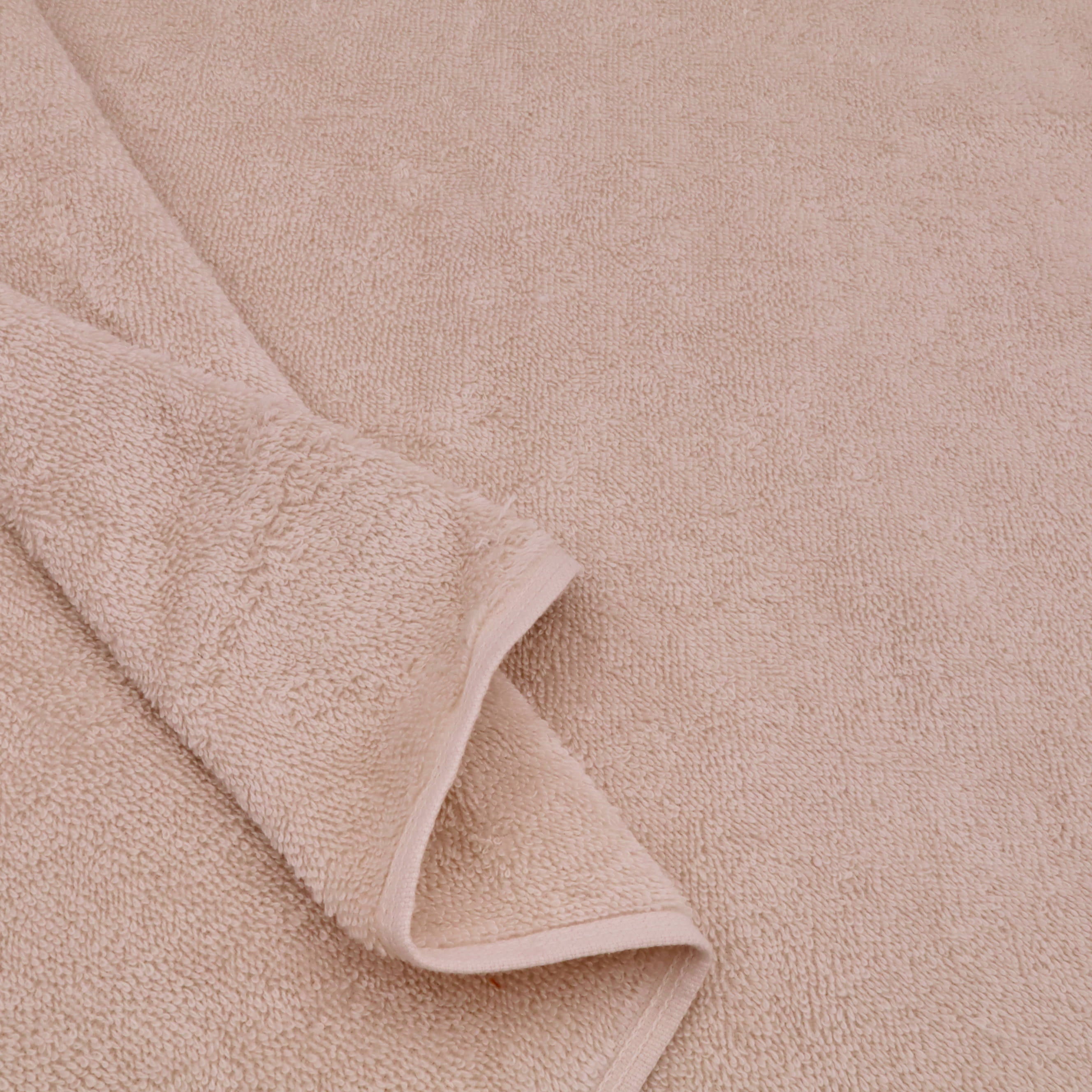 Hazel Pure Luxury Cotton Terry Towelling Thick Fabric - Natural ...