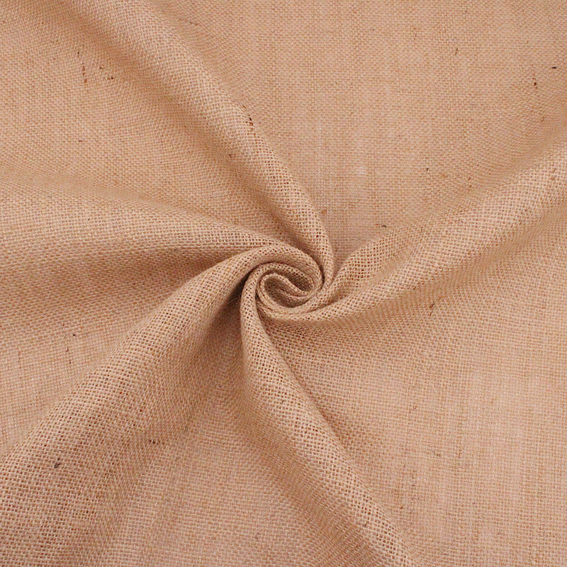 Luxury Hessian 58'' Jute Cotton Natural Burlap Sack Fabric - Fine Natural