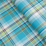 Indian Madras Shirting Cotton Checked Tartan Fabric Material Mauritian