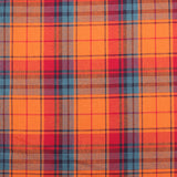 Indian Madras Shirting Cotton Checked Tartan Fabric Material Moroccan