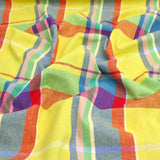 Indian Madras Shirting Cotton Checked Tartan - Sunset