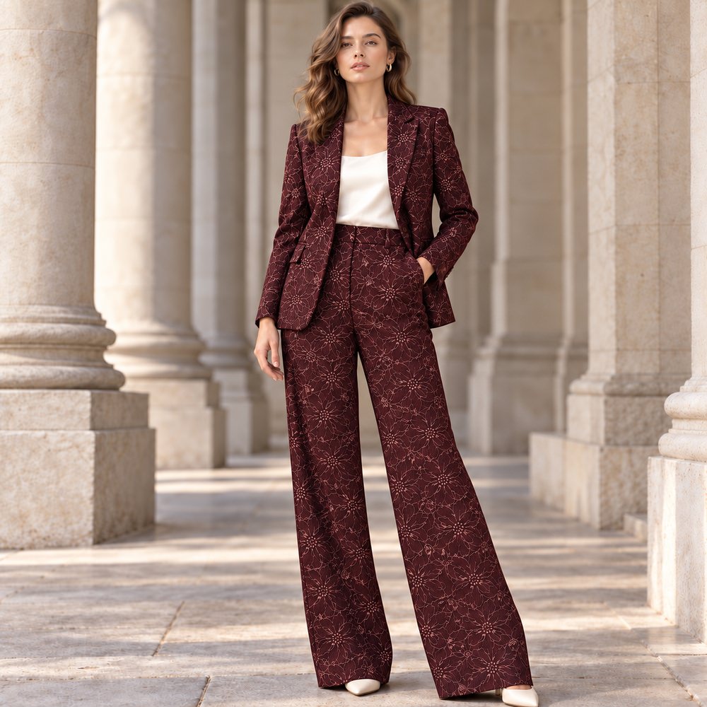 Maroon Floral