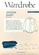 Jensen Shirt Sewing Pattern - By Wardrobe By Me