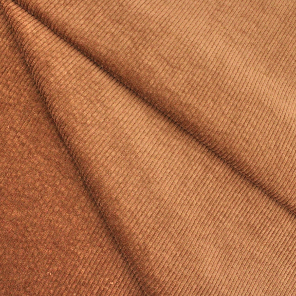 Jumbo 6 Wale Stretch Cotton Corduroy - Camel