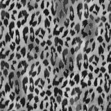 Kelly Printed Viscose Stretch Dressmaking Fabric - Grey Animal Skin
