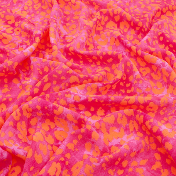 Orange and Pink Leopard Spots