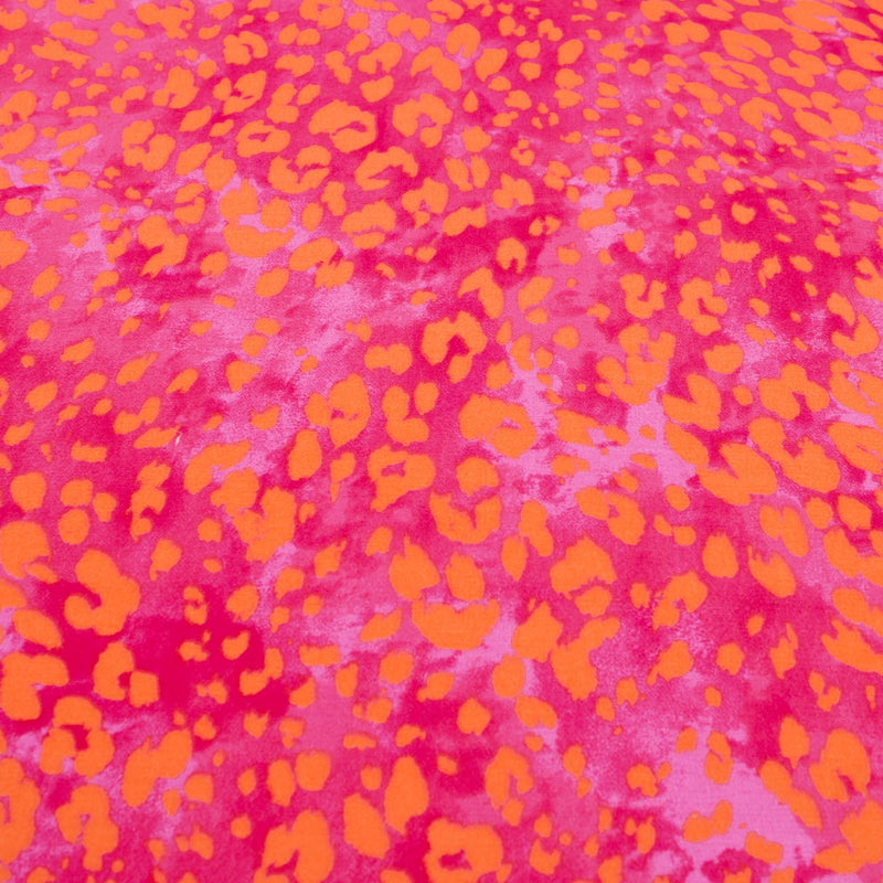 Orange and Pink Leopard Spots