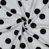 White Polka Dots
