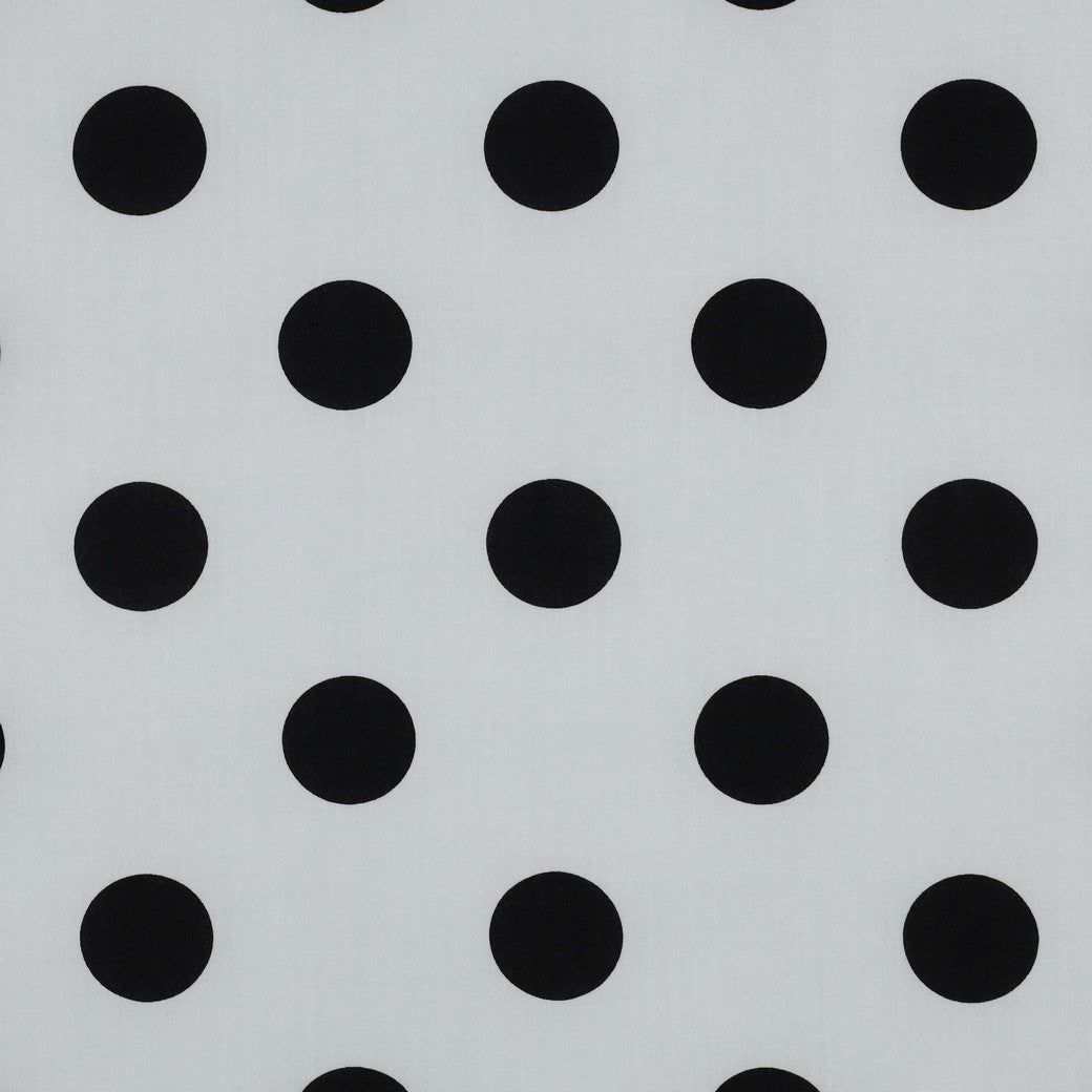 White Polka Dots